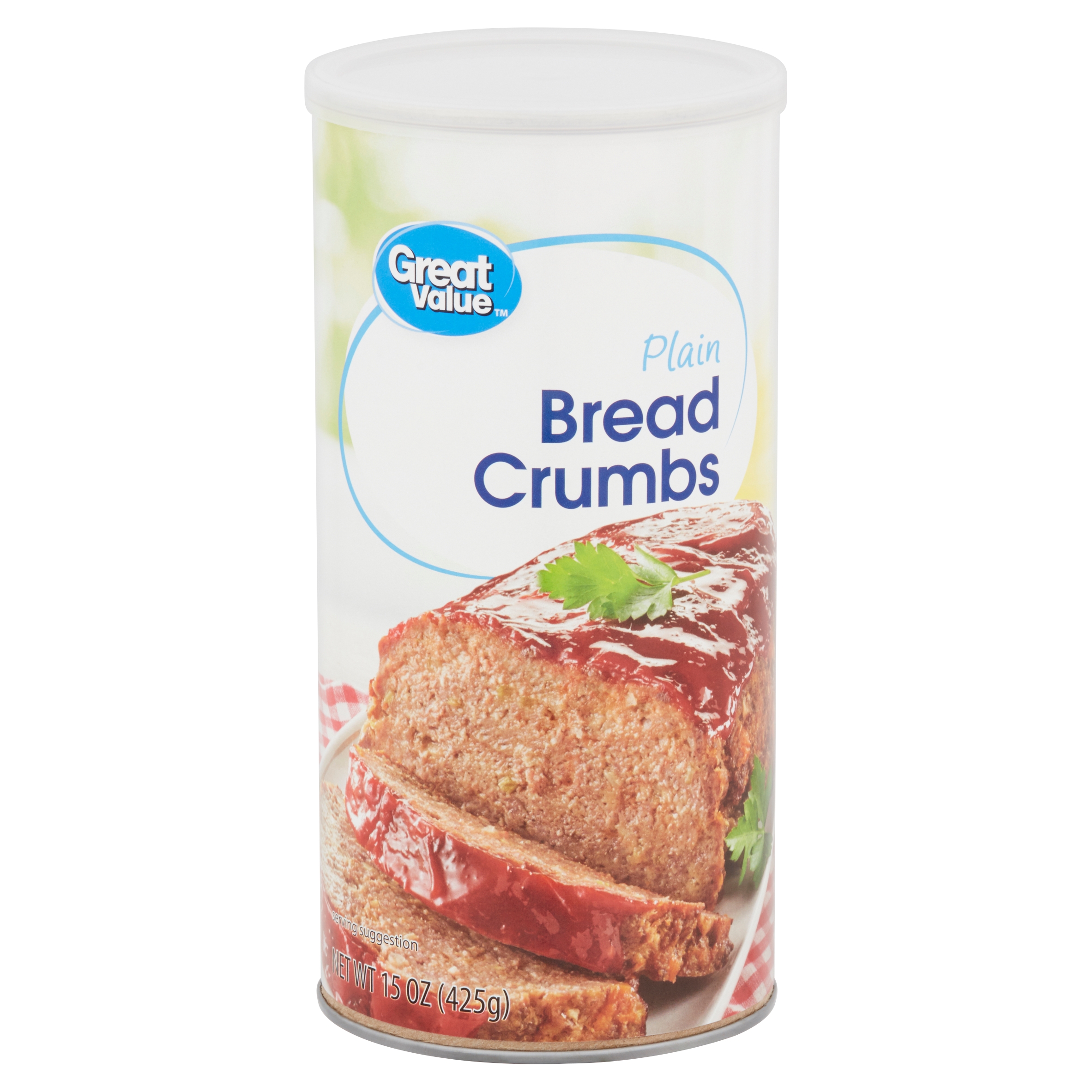 Great Value Plain Bread Crumbs, 15 Oz Image
