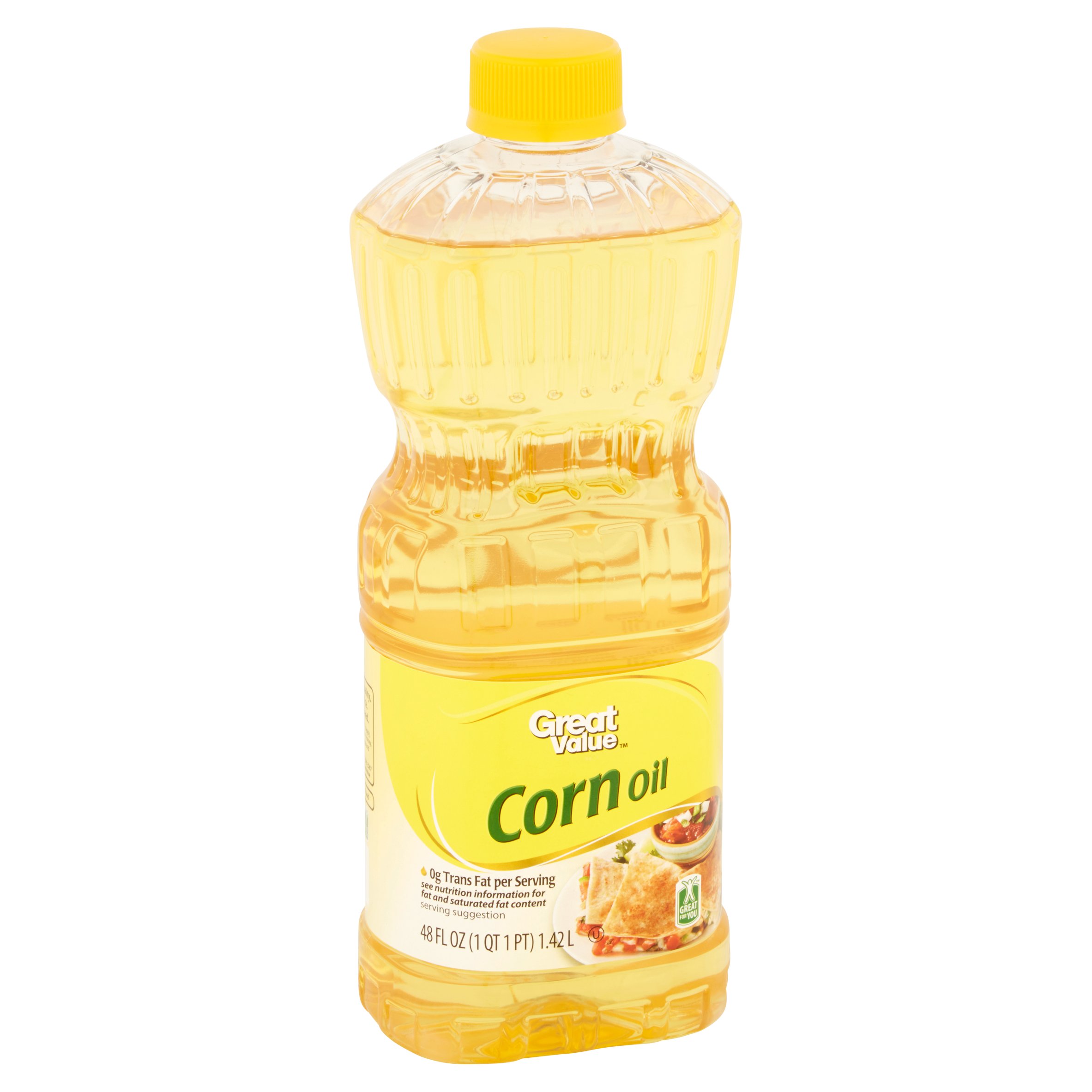 Great Value Corn Oil, 48 Oz, 3 Pack Image