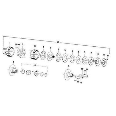 Fits Belleville Spring Fits 1455 1565 1060454M1 660900 a-1060454M1 a-1060454M1-a