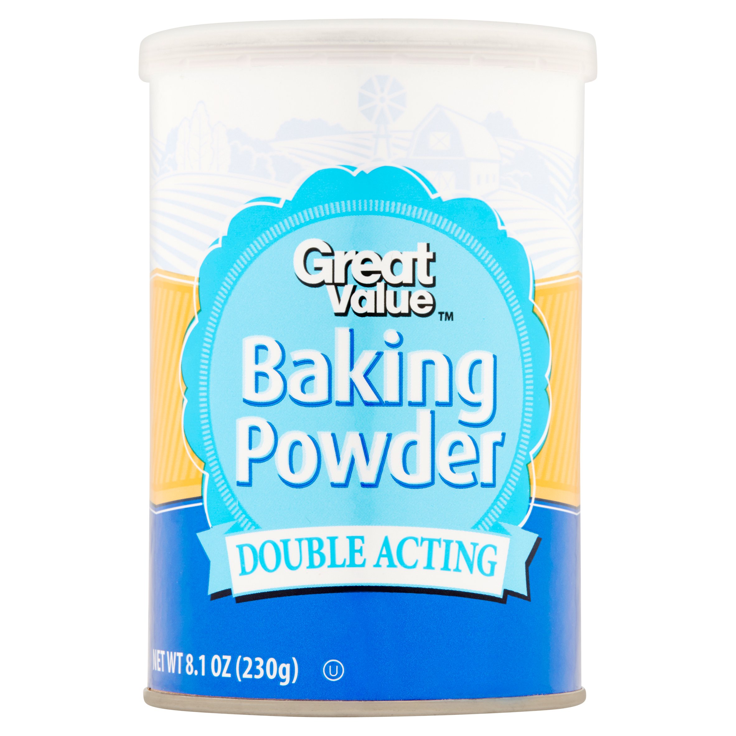 (5 Pack) Great Value Double Acting Baking Powder 8.1 Oz