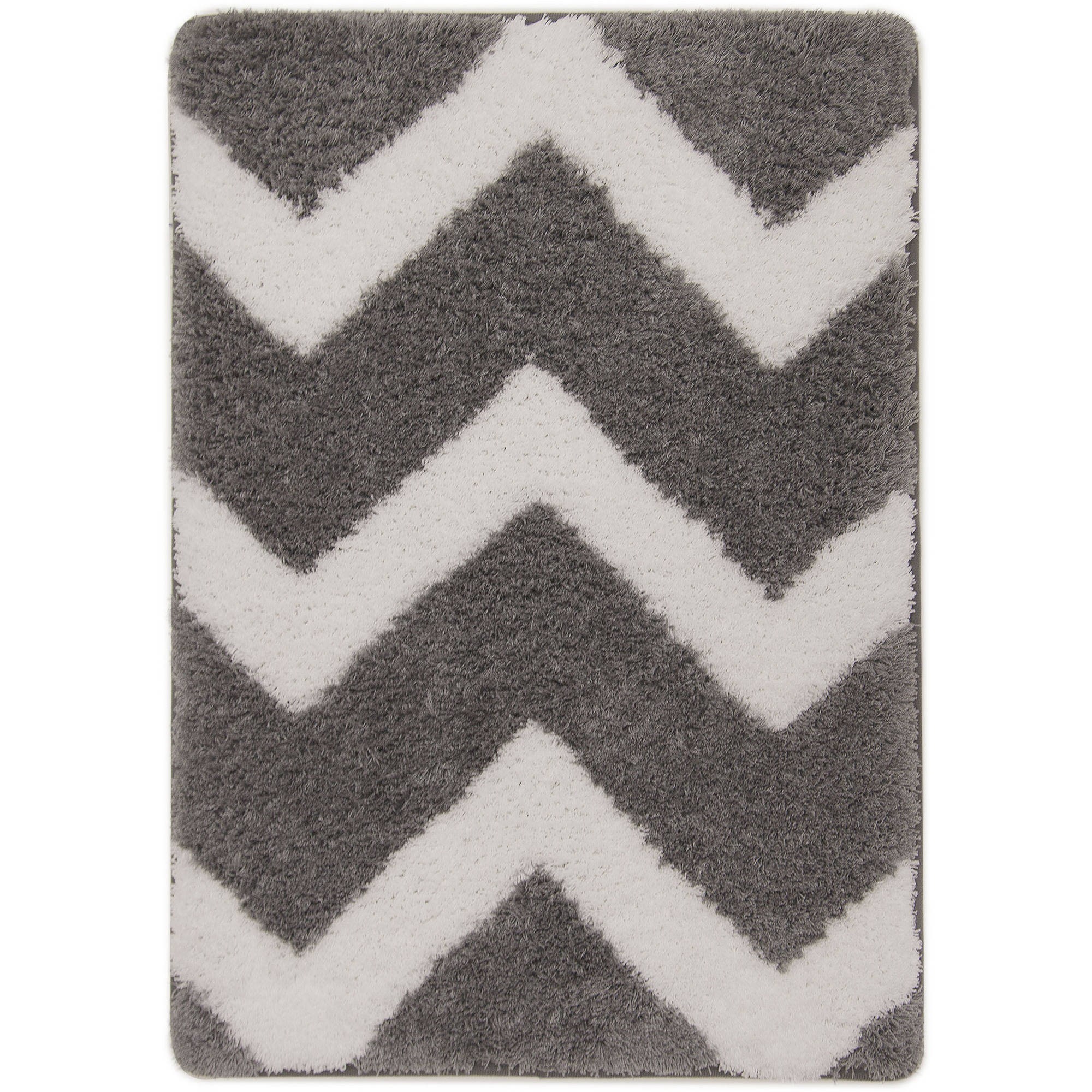 Mainstays True Color Memory Foam Bath Rug, Grey Flannel