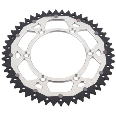 Moose Racing 1210-1507 Dual Rear Sprockets - Silver - 51T