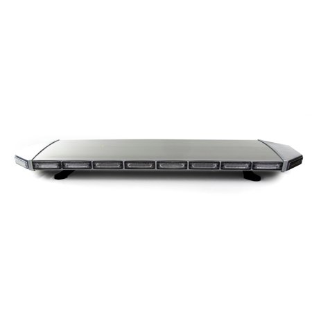 Race Sport Full Size SLIM 1W LED Light Bar Takedown Alley Light White 6 LED Rear Traffic Advisor Amber RS-35L21D-TBD-a