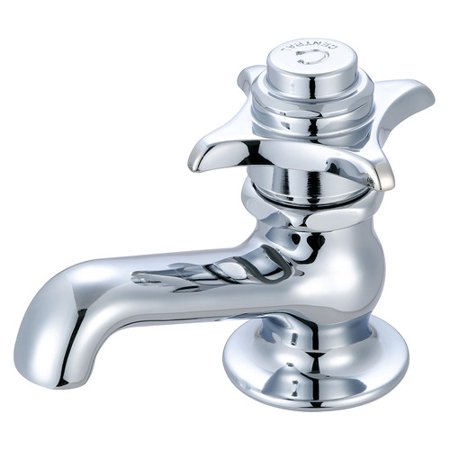 Central Brass 0255-C Single-Hole Single-Handle Low-Arc Bathroom Faucet in Chrome