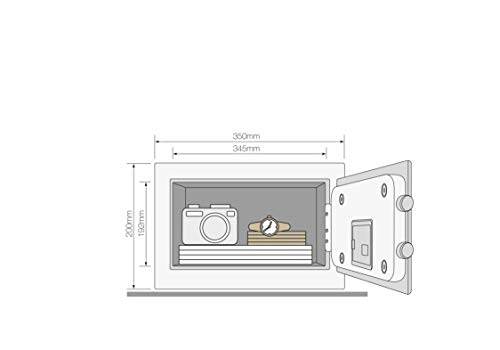 Yale YSEB/200/EB1 Safe Freestanding Safe 9.6 L Steel Black thumbnail