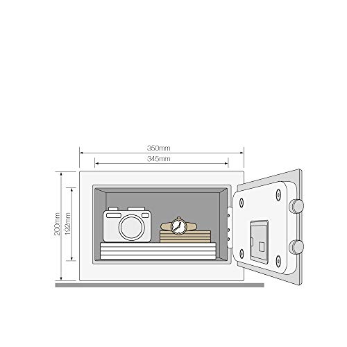 Yale YSEB/200/EB1 Safe Freestanding Safe 9.6 L Steel Black thumbnail