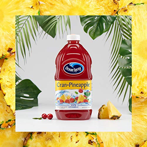 Ocean Spray Cran-Pineapple Juice Bottle, 64 Ounce (Pack of 8) thumbnail