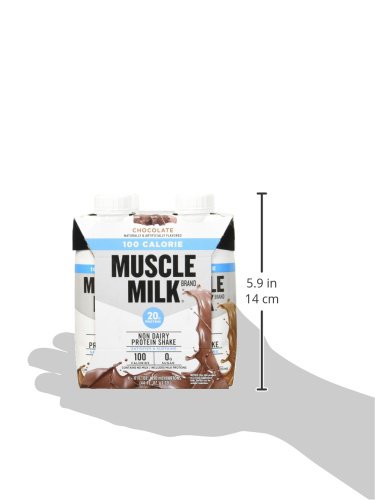 Muscle Milk Zero, 100 Calorie Protein Shake, Chocolate, 20g Protein, 11 Fl Oz, 12 Pack (Packaging May Vary) thumbnail