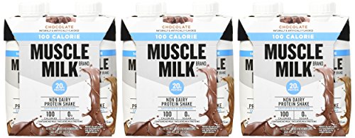 Muscle Milk Zero, 100 Calorie Protein Shake, Chocolate, 20g Protein, 11 Fl Oz, 12 Pack (Packaging May Vary) thumbnail