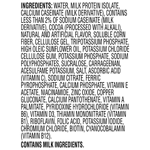 Muscle Milk Zero, 100 Calorie Protein Shake, Chocolate, 20g Protein, 11 Fl Oz, 12 Pack (Packaging May Vary) thumbnail