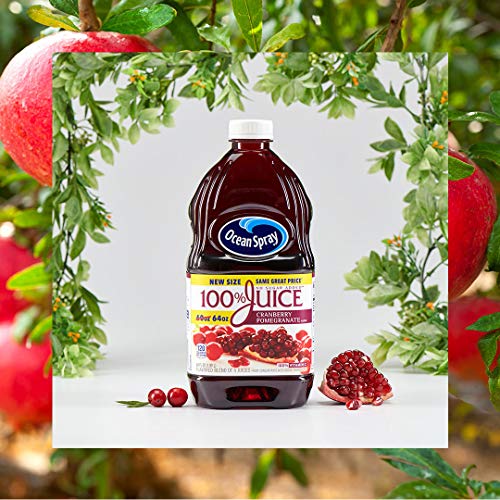 Ocean Spray, 100% Juice Cranberry Pomegranate, 64 Oz (Case of 8) thumbnail