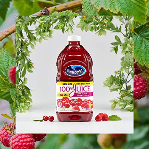 Ocean Spray, 100% Juice Cranberry Raspberry, 64 Oz (Case of 8) thumbnail