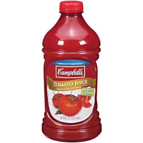 Campbell’s 100% Tomato Juice  64 Fl Oz Bottle