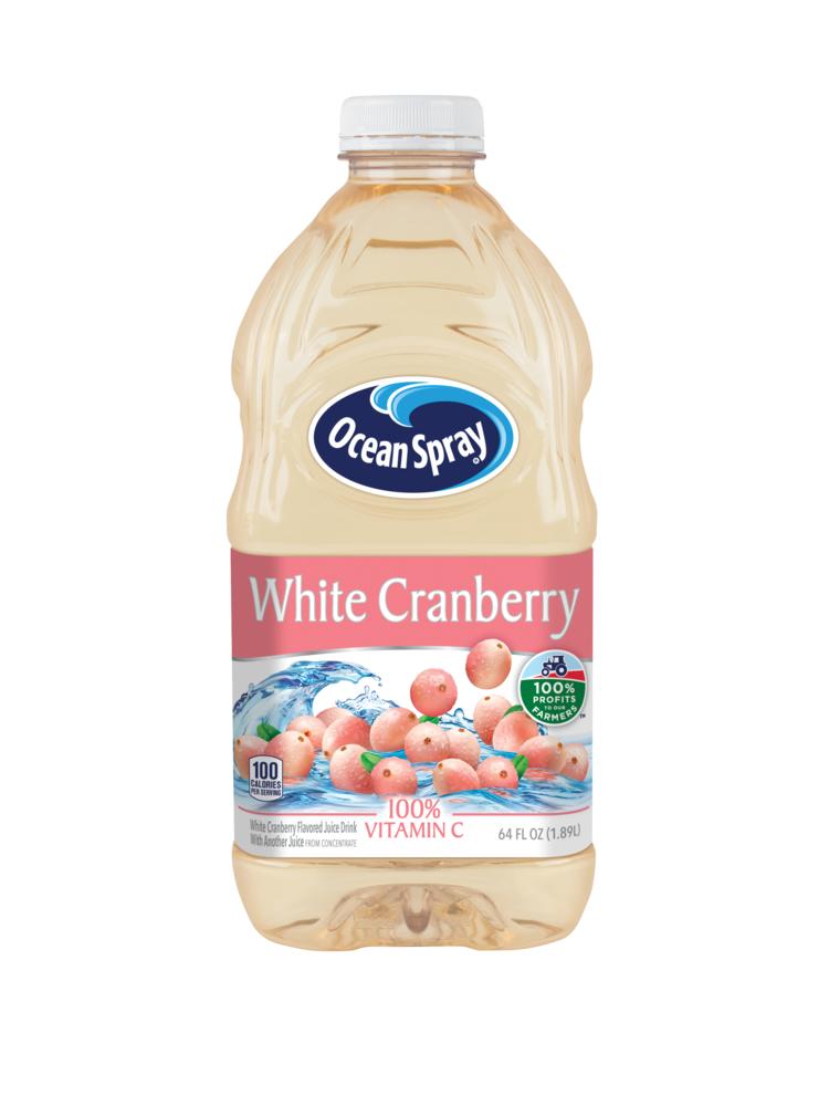Ocean Spray, White Cranberry Juice Drink, 64 Oz (Case of 8)
