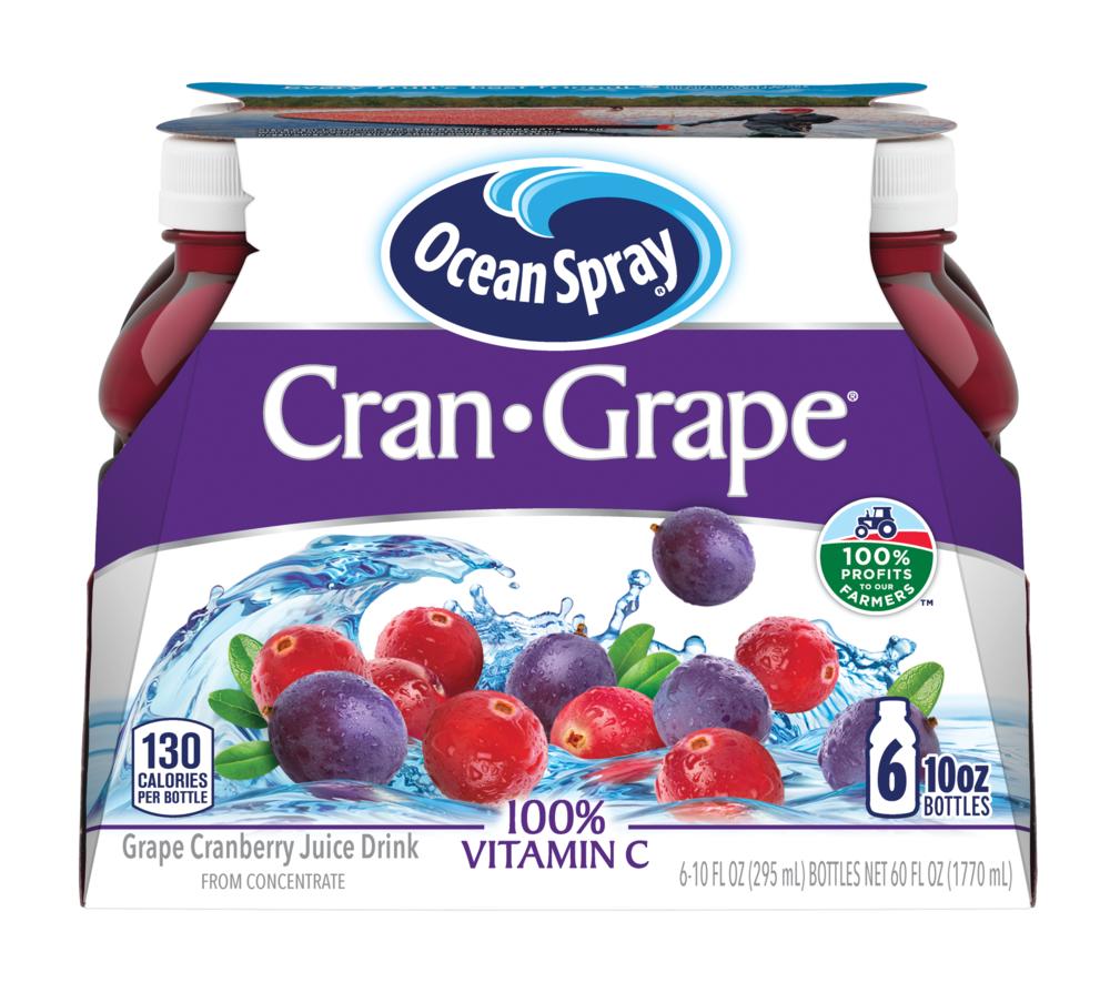 Ocean Spray, Grape Cranberry Juice Drink, 60 Oz (Case of 4)