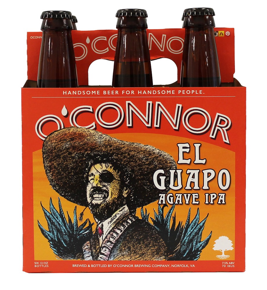 O'Connor El Guapo IPA, 6 Pack, 12 Fl Oz Bottles