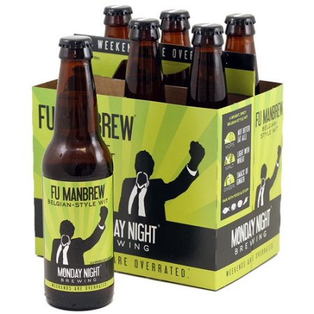 Fu ManBrew Belgian-Style Wit Ale, 6 Pack, 12 Fl Oz