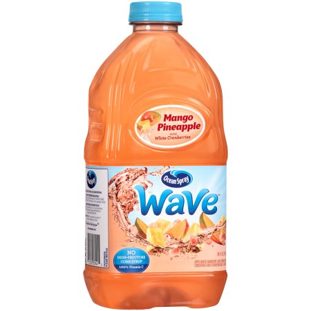 Ocean Spray, Wave, Juice Drink, Mango, Pineapple with Apple White Cranberries