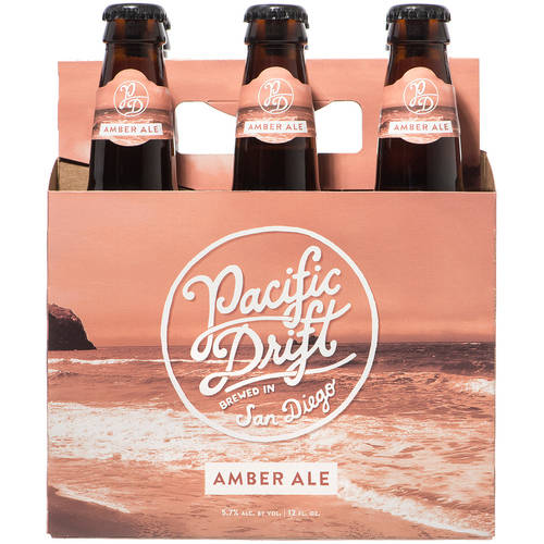 Pacific Drift Amber Ale, 6 Pack, 12 Fl Oz