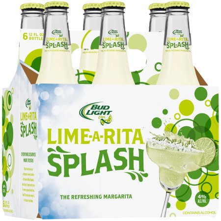 Bud Light Lime Rita Splash Lime, 6 Pack, 12 Fl Oz