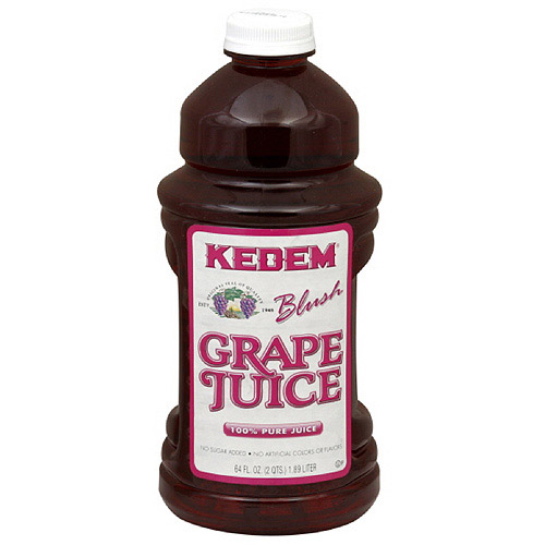 Kedem Pure Blush Juice  Grape  64 Fl Oz  8 Count