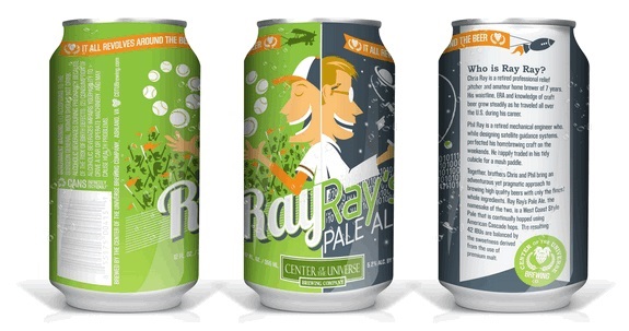 Center of the Universe, Ray's Pale Ale, 6 Pack, 12 Fl Oz