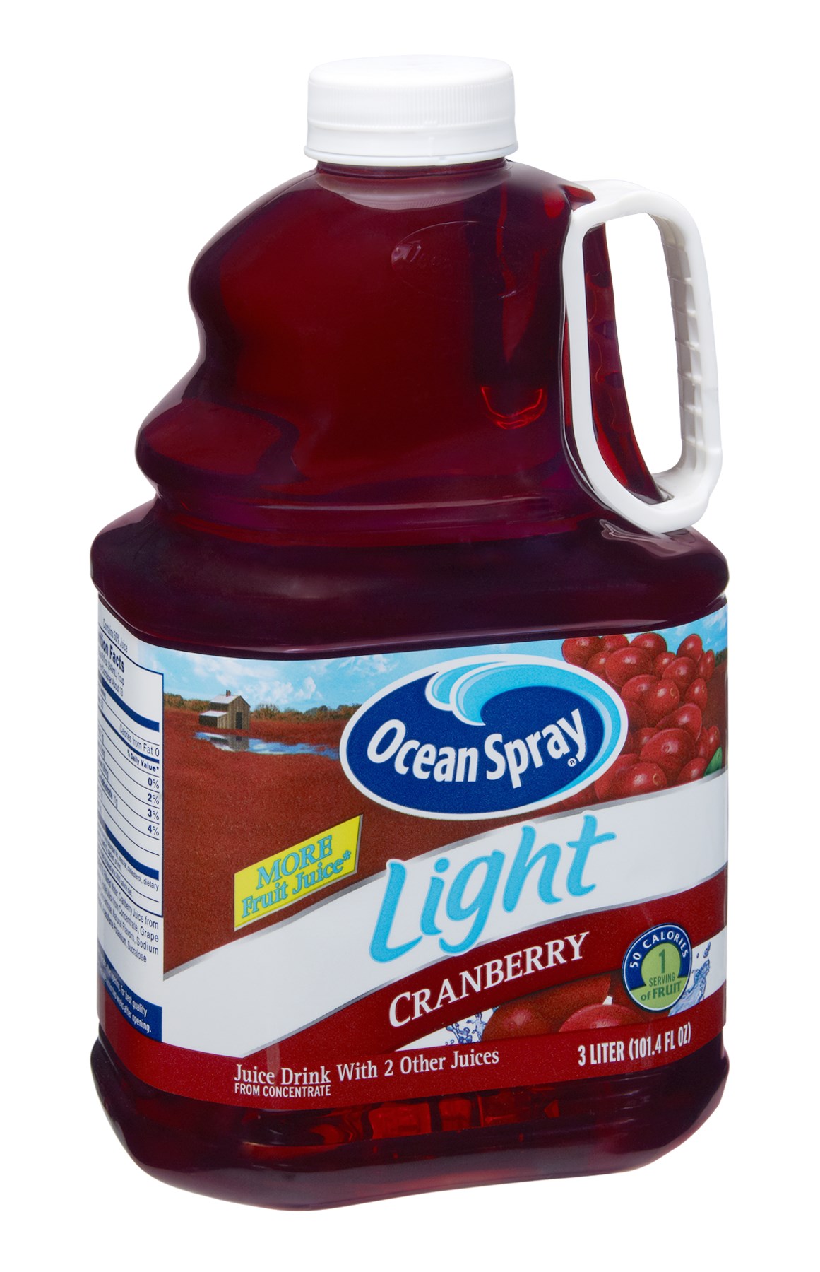 Ocean Spray Light Light Cranberry Juice, 101.4 FL OZ (Pack of 6)
