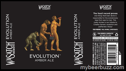 Wasatch Evolution Amber Ale, 6 Pack, 12 Fl Oz