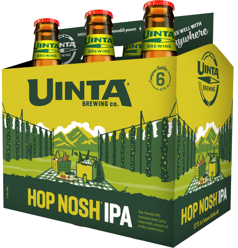 Uinta Hop Nosh IPA, 6 Pack, 12 Fl Oz Bottles