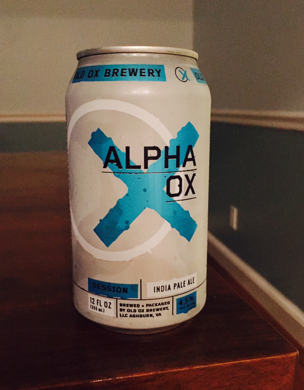 Old Ox Alpha Ox Session IPA, 6 Pack, 12 Fl Oz Cans