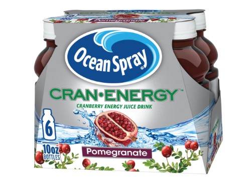 Ocean Spray Cran Energy Pomegranate Juice Drink  10 Fl Oz  6 Count