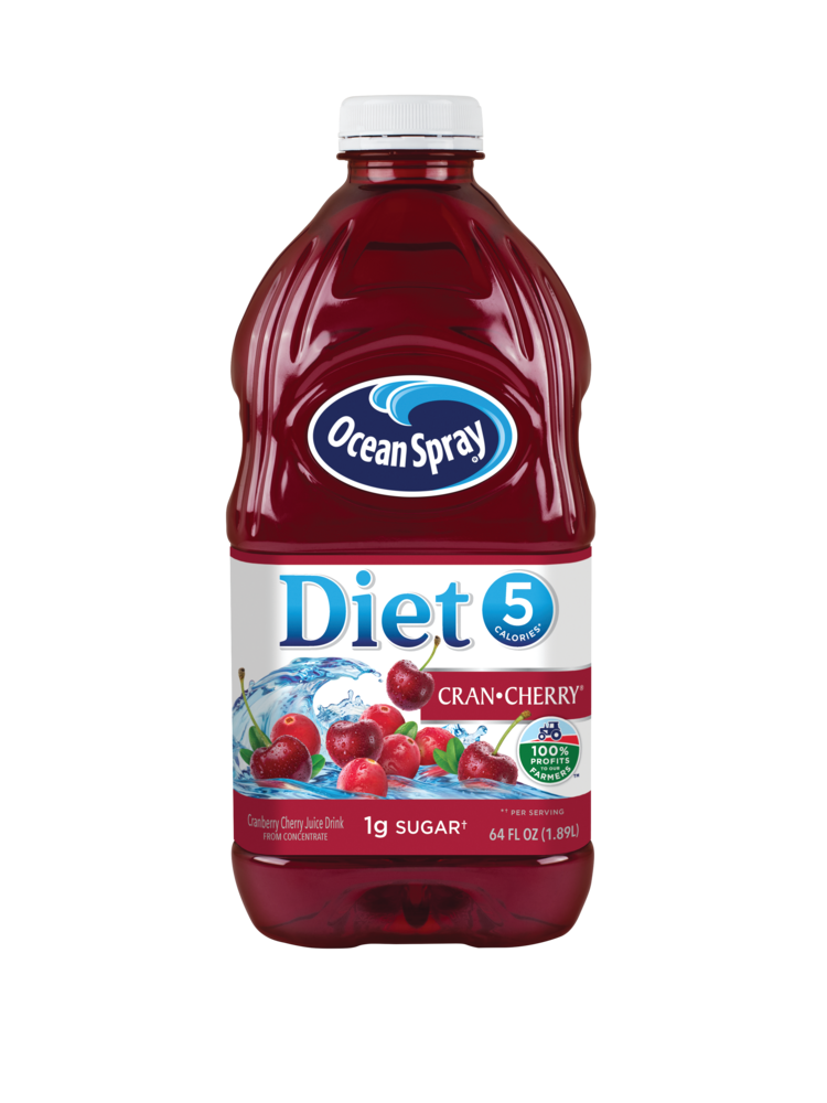 Ocean Spray, Cran Cherry Juice Drink, 64 Oz (Case of 8)