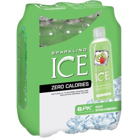Sparkling Ice; Kiwi Strawberry, 17 Fl Oz Bottle (Pack of 6)
