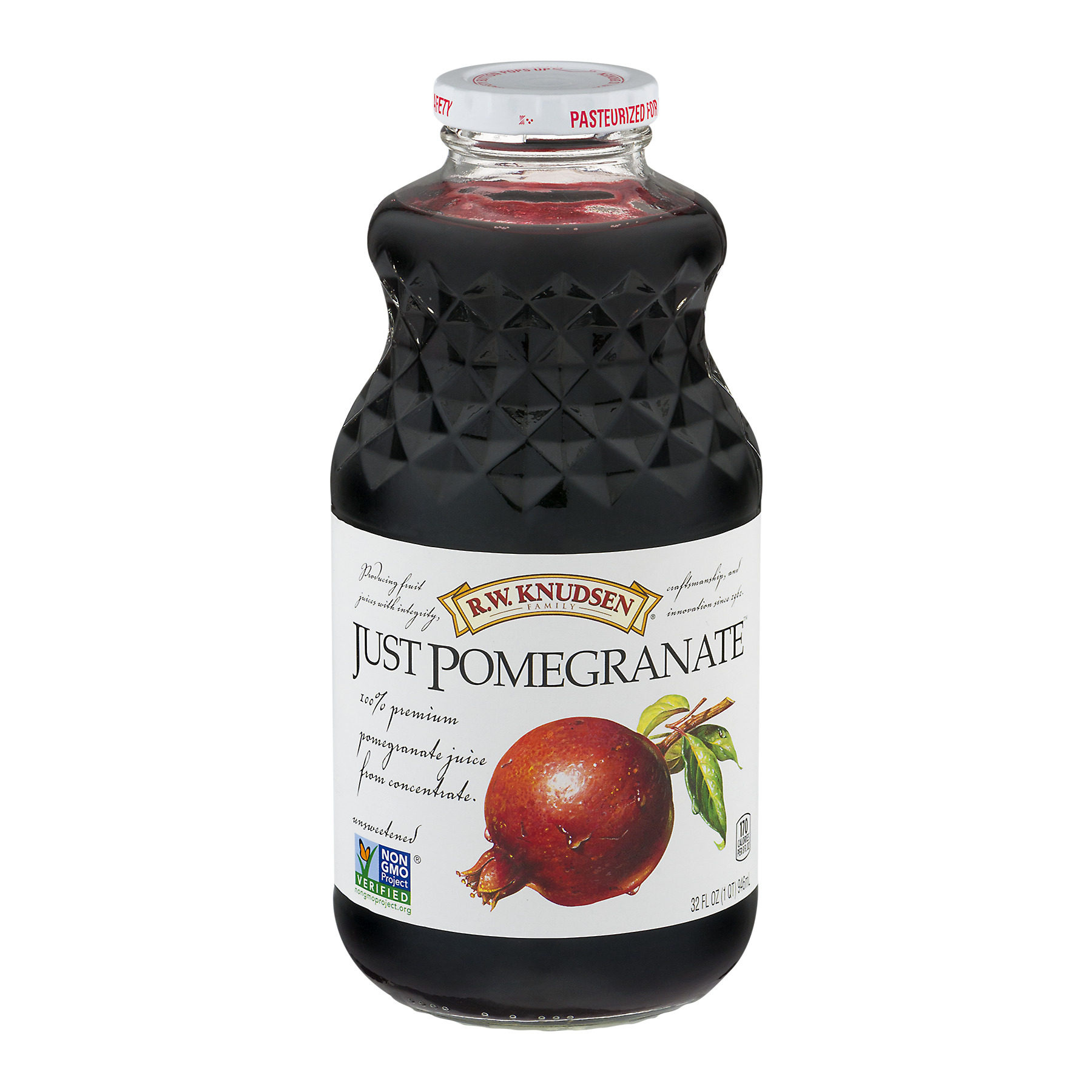 Rw Knudsen Family, Just Pomegranate Juice, Case of 6 X 32 Oz