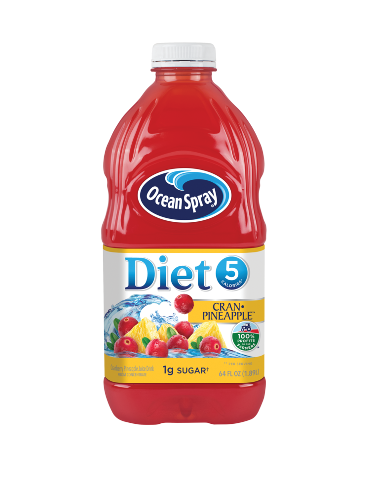 Ocean Spray Diet Cran - Pineapple Juice Drink  64 Fl Oz