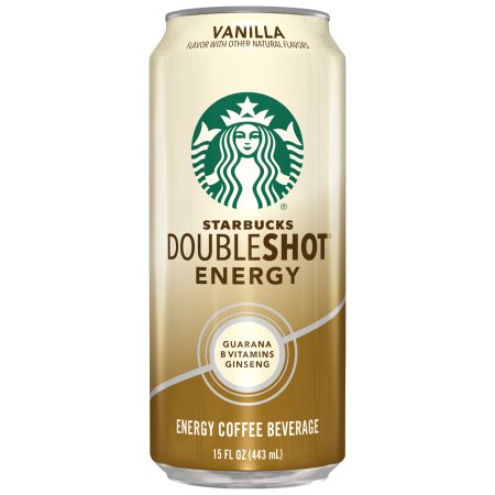 Starbucks, Doubleshot Energy Coffee, Vanilla, 15 Fl Oz (Pack of 12)