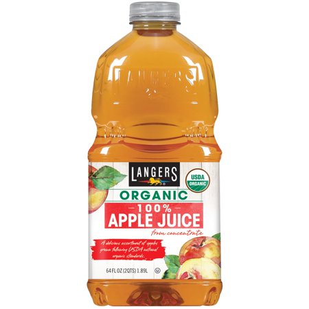 Langers 100% Organic Juice  Apple  64 Fl Oz  1 Count