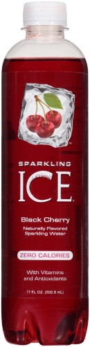 Sparkling Ice Naturally Flavored Sparkling Water, Black Cherry, 17 Fl Oz, 12 Count