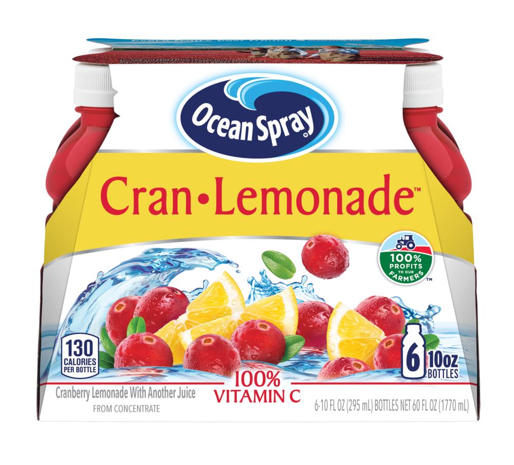 Ocean Spray, Cran Lemonade, Cranberry Lemonade with Another Juice