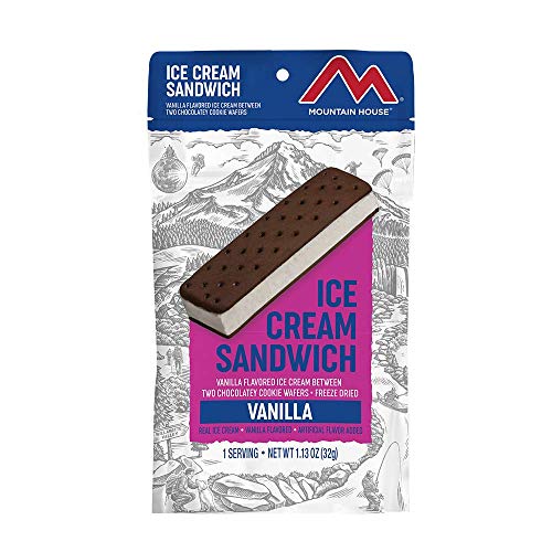Mountain House Vanilla Ice Cream Sandwich | Freeze Dried Backpacking & Camping Food | 12-Pack thumbnail