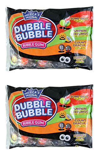 Dubble Bubble Gum Halloween Candy Assortment, 12 Oz Bag, Pack of 2
