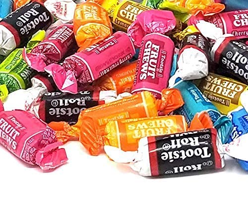 CrazyOutlet Tootsie Roll Chewy Candy Assorted Flavors - Bulk Pack  2 Lbs