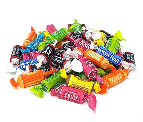 CrazyOutlet Tootsie Roll Chewy Candy Assorted Flavors - Bulk Pack  2 Lbs thumbnail