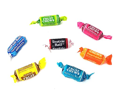 CrazyOutlet Tootsie Roll Chewy Candy Assorted Flavors - Bulk Pack  2 Lbs thumbnail