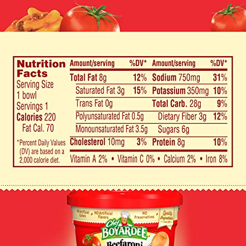 Chef Boyardee Beefaroni Pasta, 7.5 Oz. (Pack of 12) thumbnail