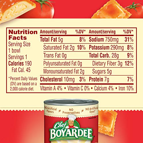 Chef Boyardee Cheese Ravioli, Microwavable Bowl, 7.5 Ounce, Pack of 12 thumbnail