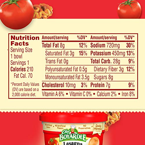 Chef Boyardee Lasagna, 7.5-Ounce (Pack of 12) thumbnail