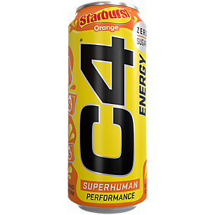 C4 Original on the Go Carbonated Performance Energy Drink - Starburst Orange (16 Fl Oz. / 12 Drinks)