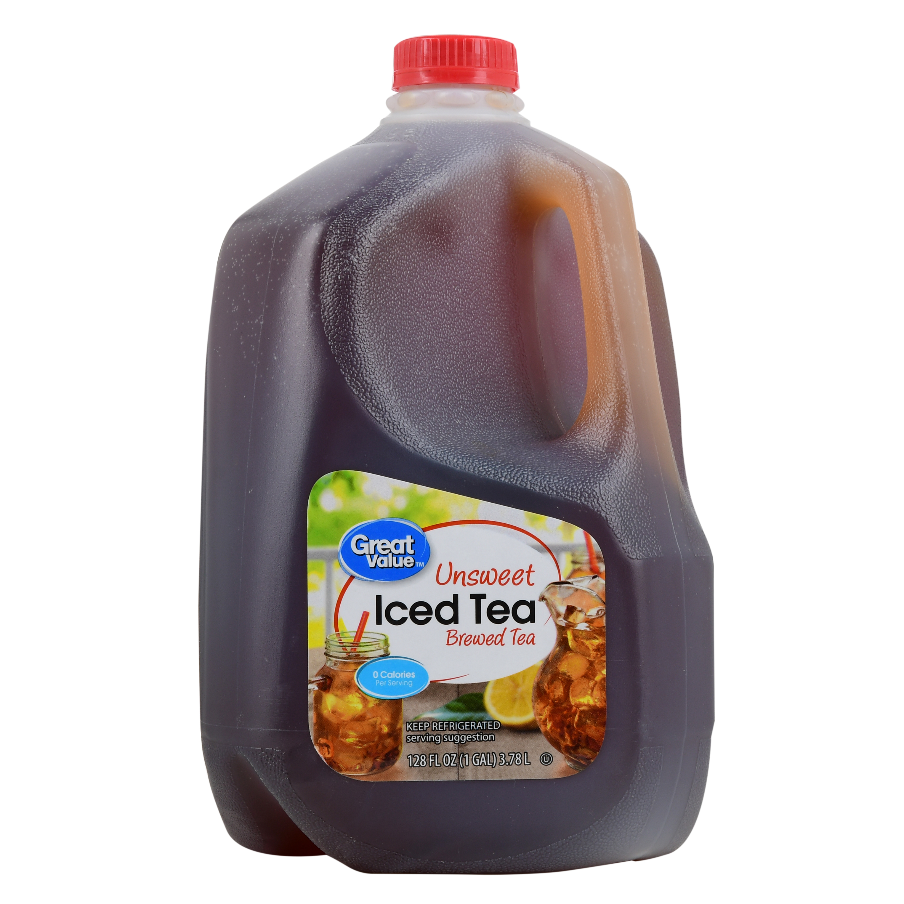 Great Value, Unsweet Iced Tea, 128 Oz.