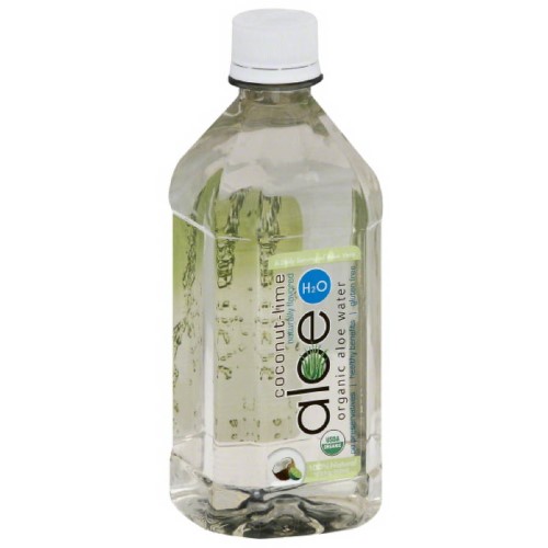Aloe H2O Coconut-Lime Organic Aloe Water, 16.9 Fl Oz, (Pack of 12)